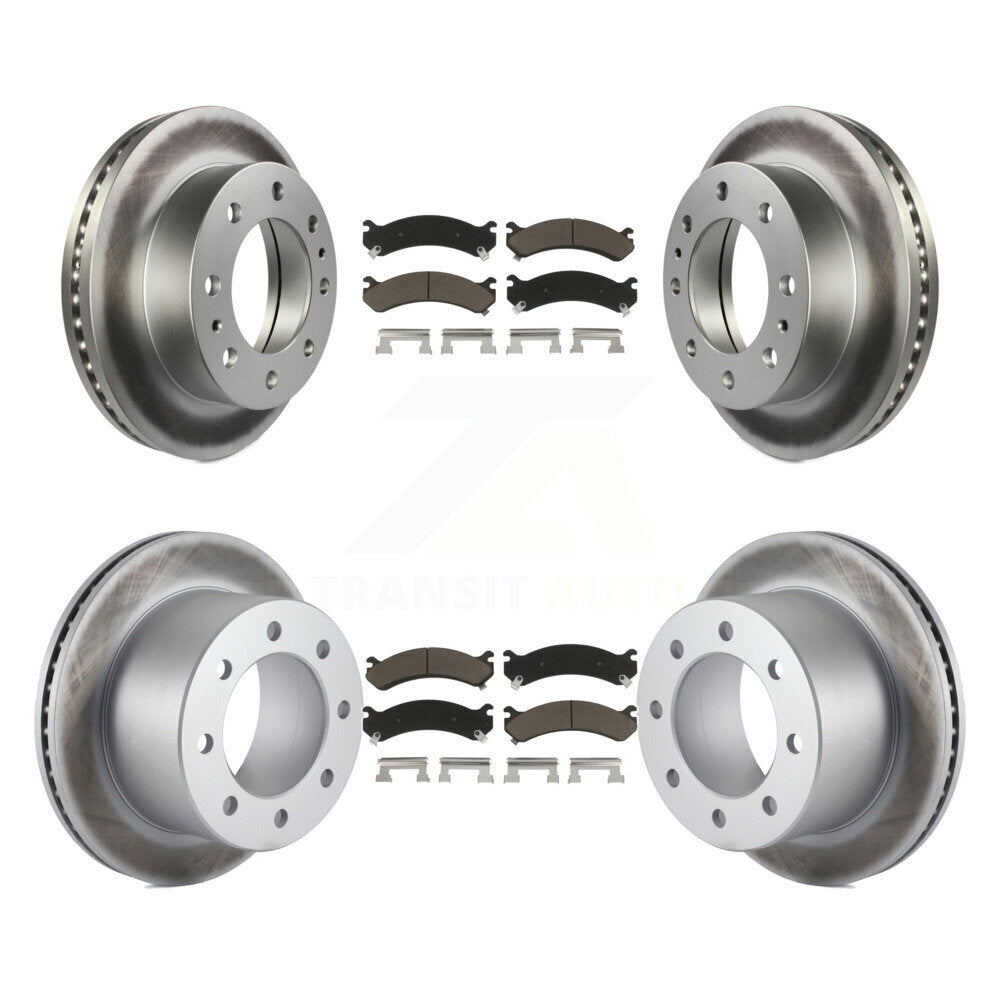 Transit Auto KGC-101052 Disc Brake Kit for 2001-2010 Chevrolet Silverado 3500 Classic, Chevrolet Silverado 3500 HD and More - Front and Rear
