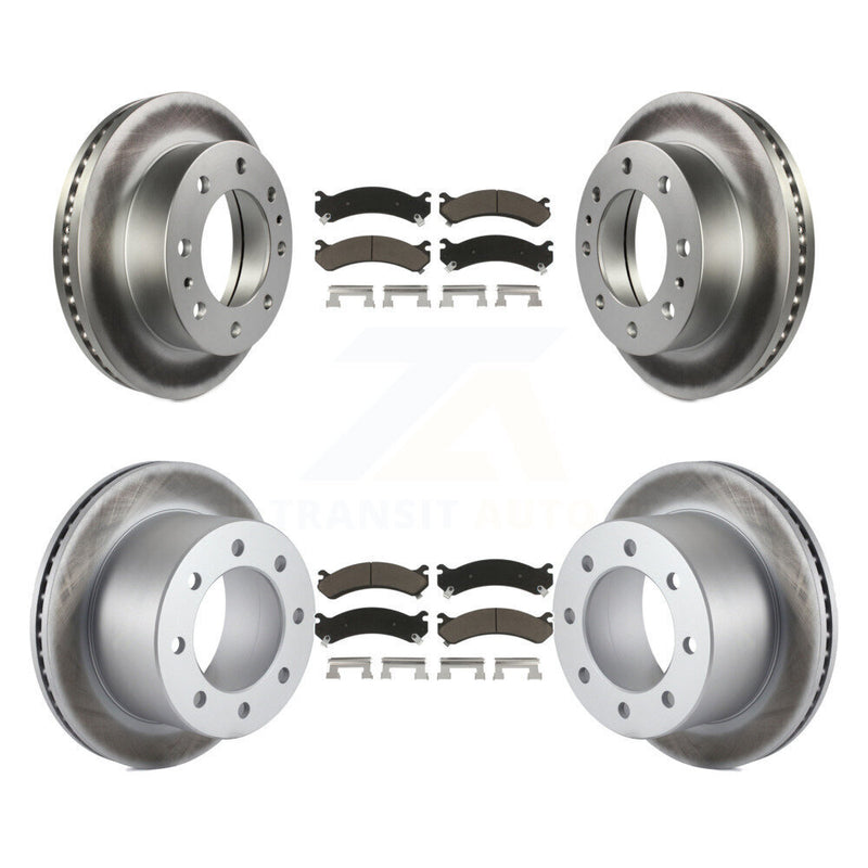 Transit Auto KGC-101052 Disc Brake Kit for 2001-2010 Chevrolet Silverado 3500 Classic, Chevrolet Silverado 3500 HD and More - Front and Rear