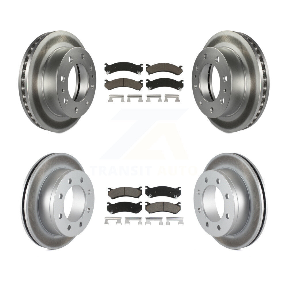 Transit Auto KGC-101053 Disc Brake Kit for 1999-2013 Chevrolet Suburban 2500, GMC Yukon XL 2500 and More - Front and Rear