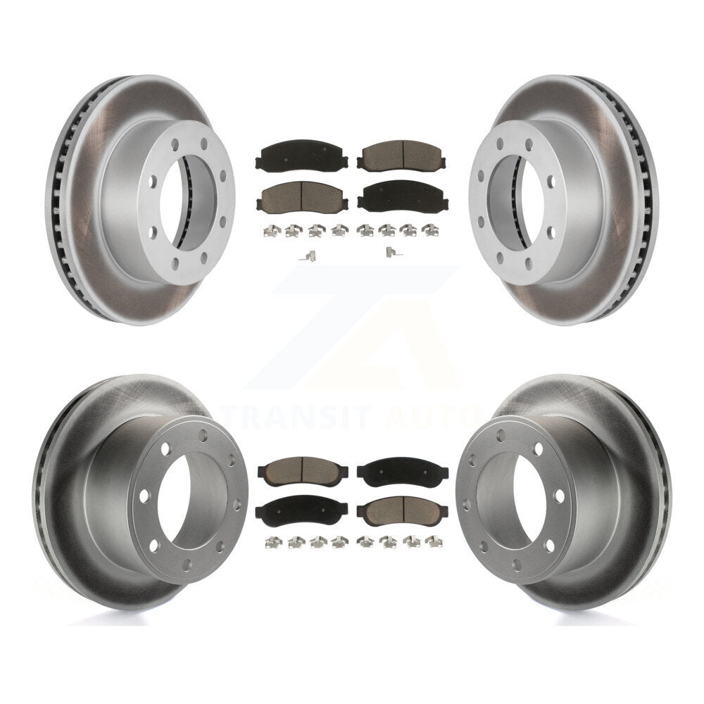 Transit Auto KGC-101054 Disc Brake Kit for 2009-2011 Ford F-250 Super Duty, Ford F-350 Super Duty - Front and Rear