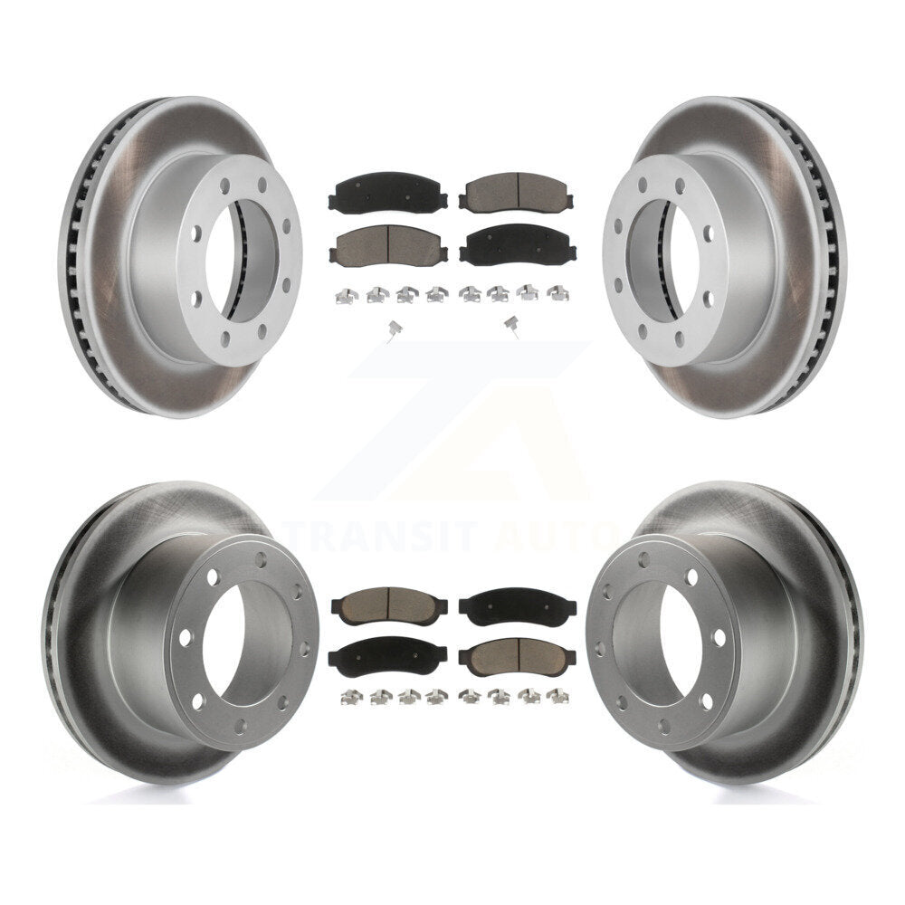 Transit Auto KGC-101055 Disc Brake Kit for 2010-2012 Ford F-250 Super Duty, Ford F-350 Super Duty - Front and Rear
