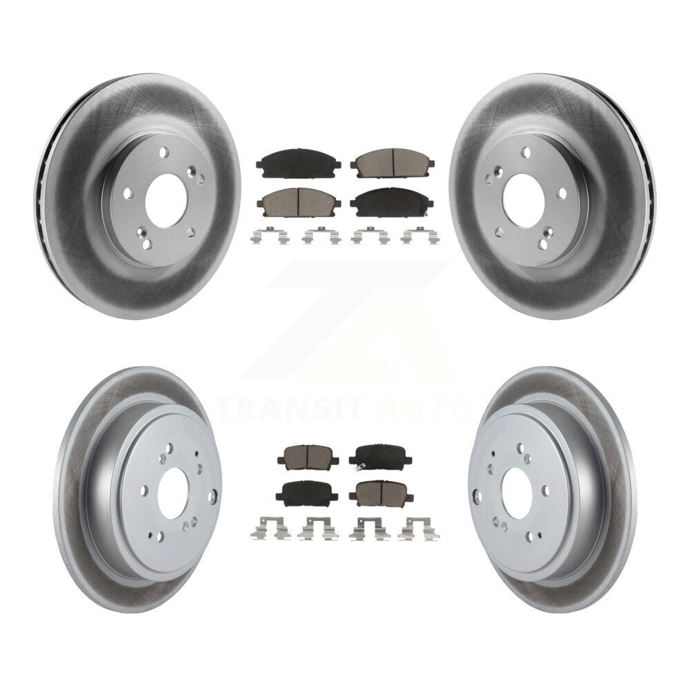 Transit Auto KGC-101057 Disc Brake Kit for 2003-2006 Acura MDX - Front and Rear