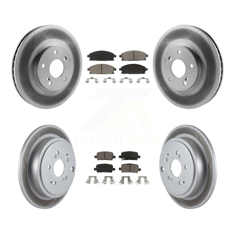 Transit Auto KGC-101057 Disc Brake Kit for 2003-2006 Acura MDX - Front and Rear