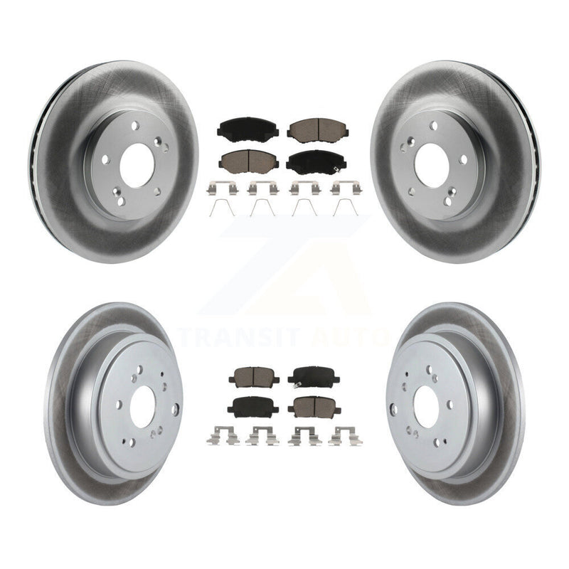 Transit Auto KGC-101058 Disc Brake Kit for 2003-2008 Honda Pilot - Front and Rear