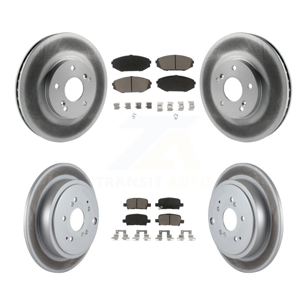 Transit Auto KGC-101060 Disc Brake Kit for 2001-2002 Acura MDX - Front and Rear
