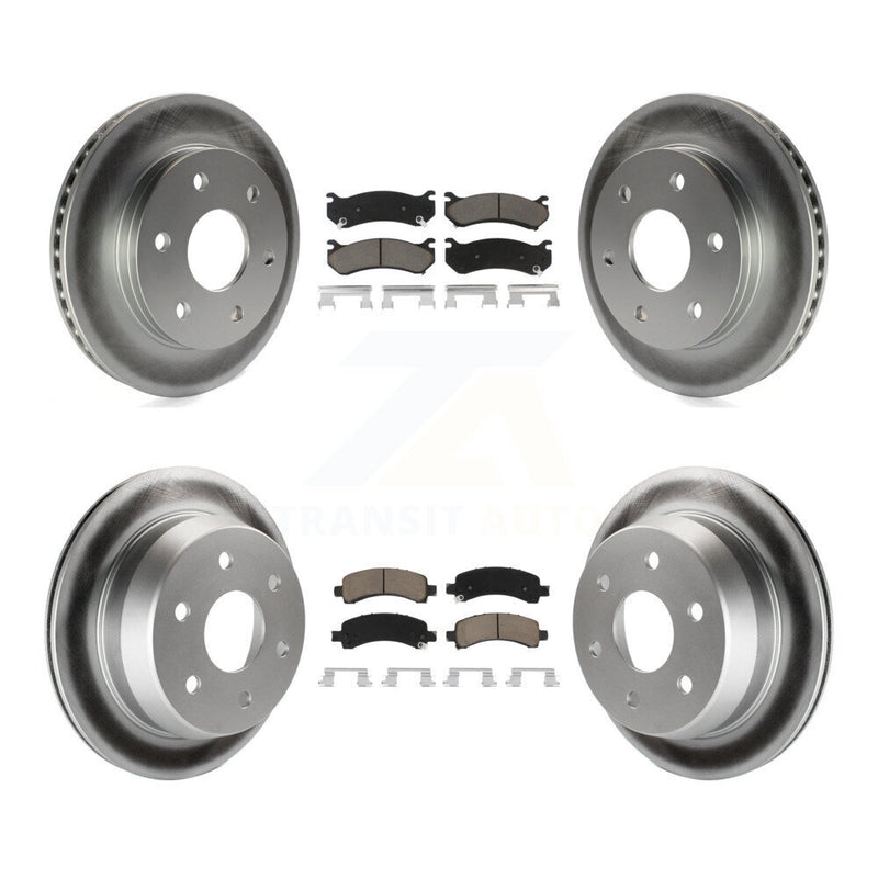 Transit Auto KGC-101076 Disc Brake Kit for 2002 Chevrolet Avalanche 1500 - Front and Rear
