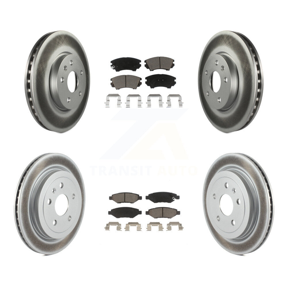 Transit Auto KGC-101077 Disc Brake Kit for 2010-2015 Chevrolet Camaro - Front and Rear