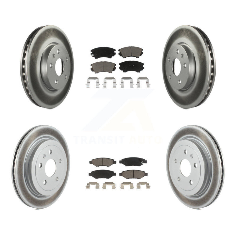 Transit Auto KGC-101077 Disc Brake Kit for 2010-2015 Chevrolet Camaro - Front and Rear