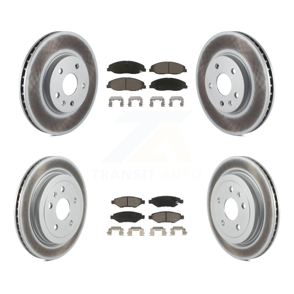 Transit Auto KGC-101078 Disc Brake Kit for 2008-2014 Cadillac CTS - Front and Rear
