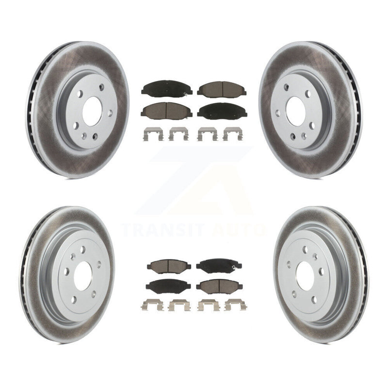 Transit Auto KGC-101078 Disc Brake Kit for 2008-2014 Cadillac CTS - Front and Rear