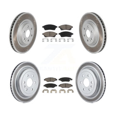 Transit Auto KGC-101079 Disc Brake Kit for 2010-2016 Saab 9-4X, Cadillac SRX - Front and Rear