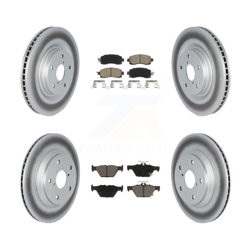 Transit Auto KGC-101085 Disc Brake Kit for 2019-2024 Subaru Crosstrek, Subaru Forester - Front and Rear