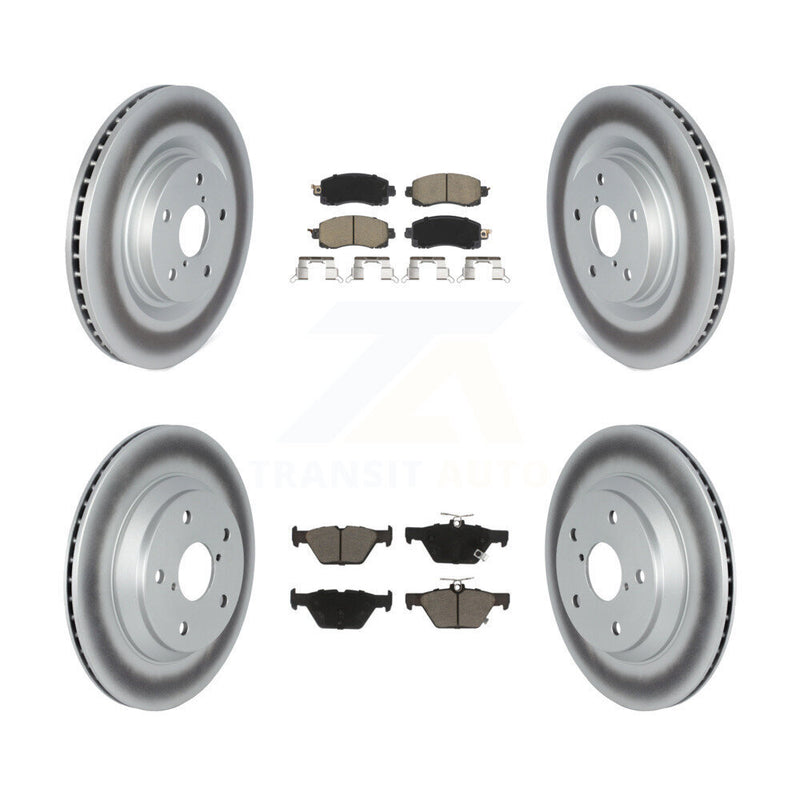 Transit Auto KGC-101085 Disc Brake Kit for 2019-2024 Subaru Crosstrek, Subaru Forester - Front and Rear