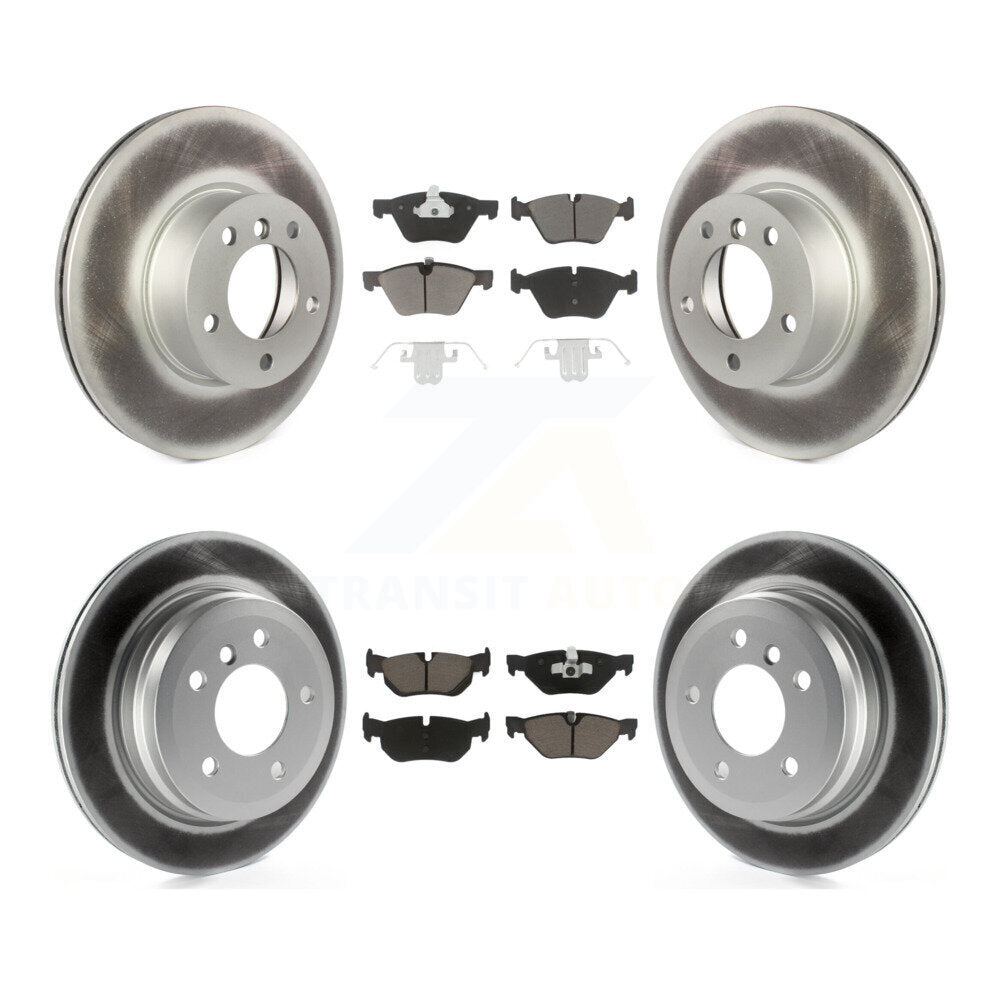 Transit Auto KGC-101093 Disc Brake Kit for 2007-2008 BMW 328xi - Front and Rear