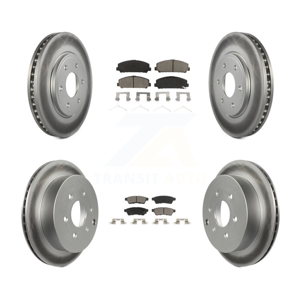 Transit Auto KGC-101096 Disc Brake Kit for 2011-2012 Suzuki Equator - Front and Rear