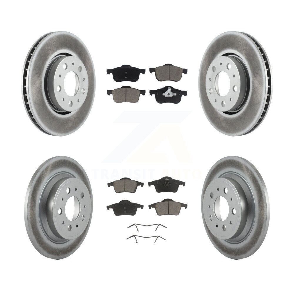 Transit Auto KGC-101099 Disc Brake Kit for 1999-2009 Volvo S60, Volvo S80 and More - Front and Rear