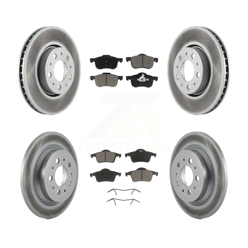 Transit Auto KGC-101099 Disc Brake Kit for 1999-2009 Volvo S60, Volvo S80 and More - Front and Rear