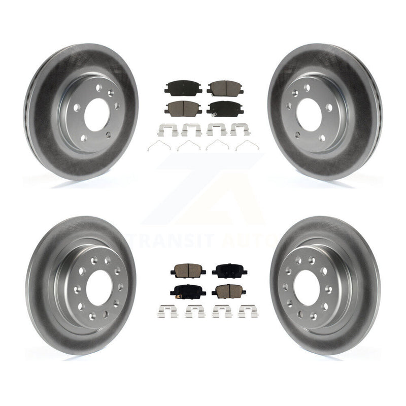 Transit Auto KGC-101102 Disc Brake Kit for 2016-2019 Chevrolet Malibu - Front and Rear