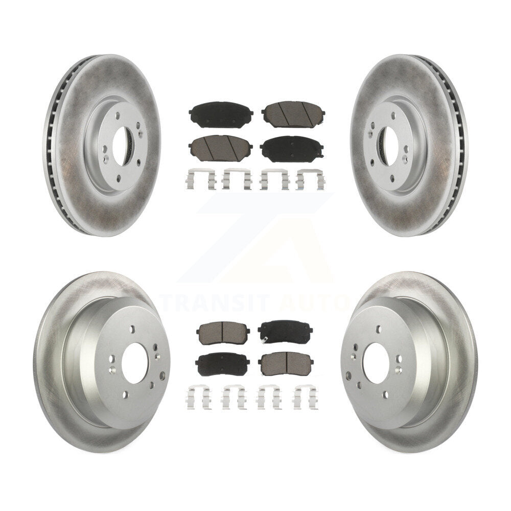 Transit Auto KGC-101103 Disc Brake Kit for 2007-2012 Hyundai Veracruz - Front and Rear