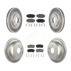 Transit Auto KGC-101103 Disc Brake Kit for 2007-2012 Hyundai Veracruz - Front and Rear