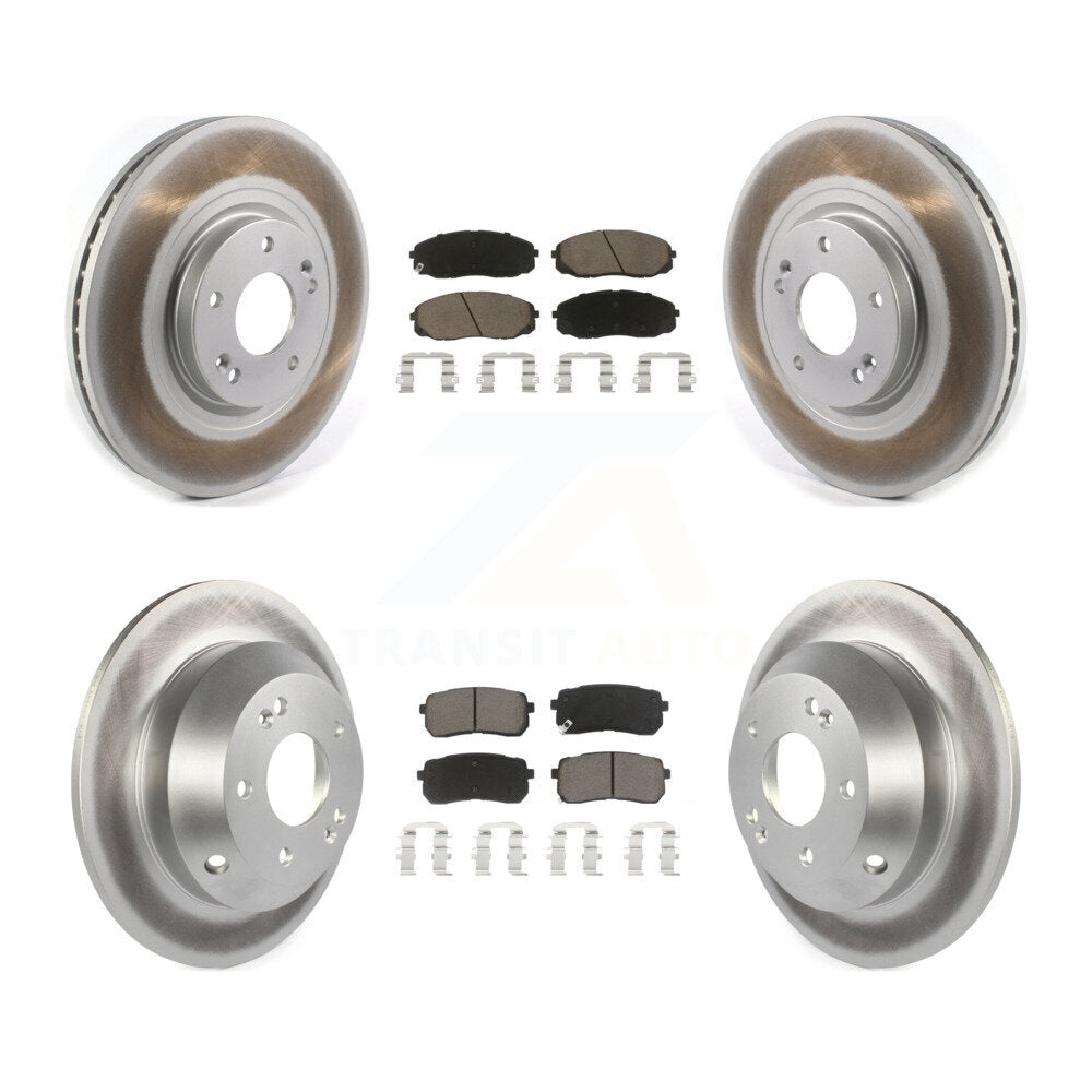 Transit Auto KGC-101104 Disc Brake Kit for 2015-2021 Kia Sedona - Front and Rear