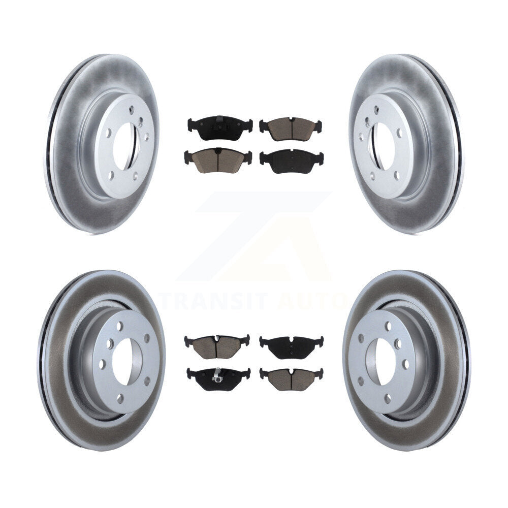Transit Auto KGC-101105 Disc Brake Kit for 1998-2006 BMW 325Ci, BMW 325i and More - Front and Rear