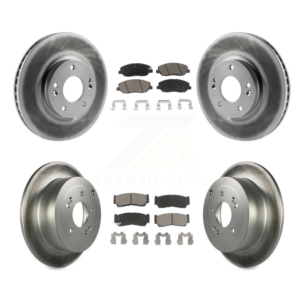 Transit Auto KGC-101107 Disc Brake Kit for 2007-2009 Hyundai Santa Fe - Front and Rear