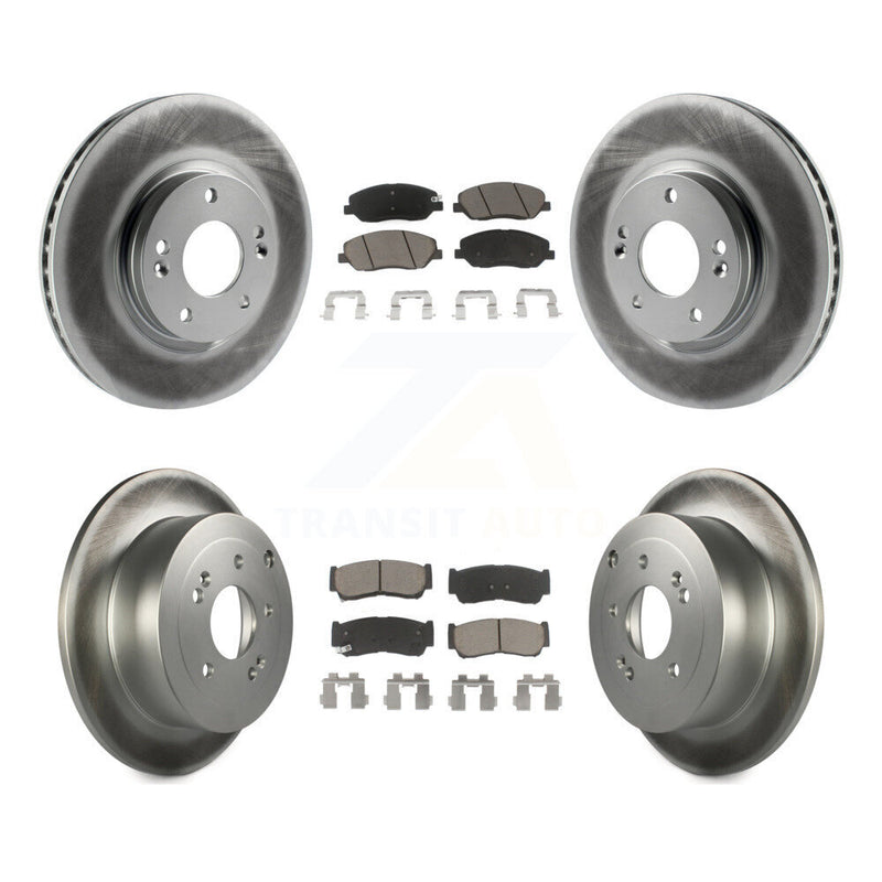 Transit Auto KGC-101107 Disc Brake Kit for 2007-2009 Hyundai Santa Fe - Front and Rear