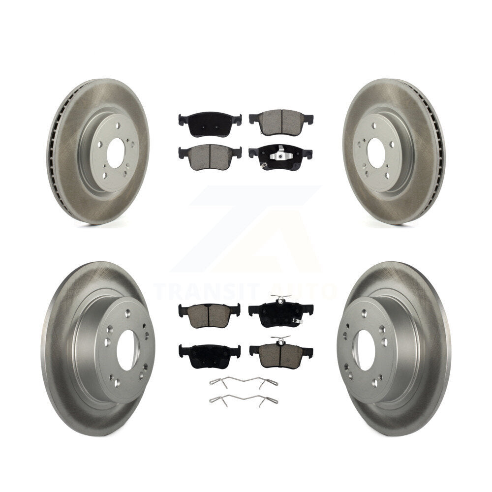 Transit Auto KGC-101109 Disc Brake Kit for 2018-2024 Honda Accord - Front and Rear