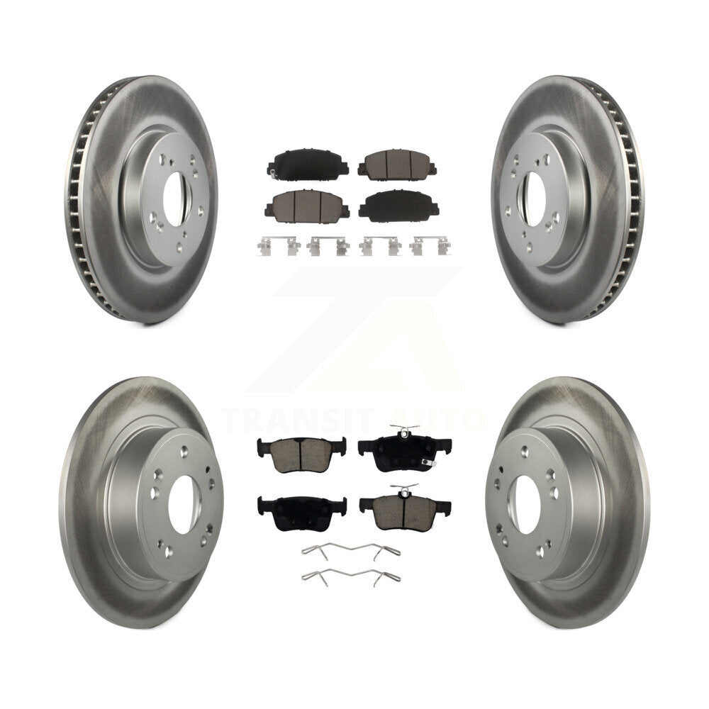 Transit Auto KGC-101110 Disc Brake Kit for 2018-2024 Honda Accord - Front and Rear