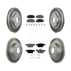 Transit Auto KGC-101110 Disc Brake Kit for 2018-2024 Honda Accord - Front and Rear