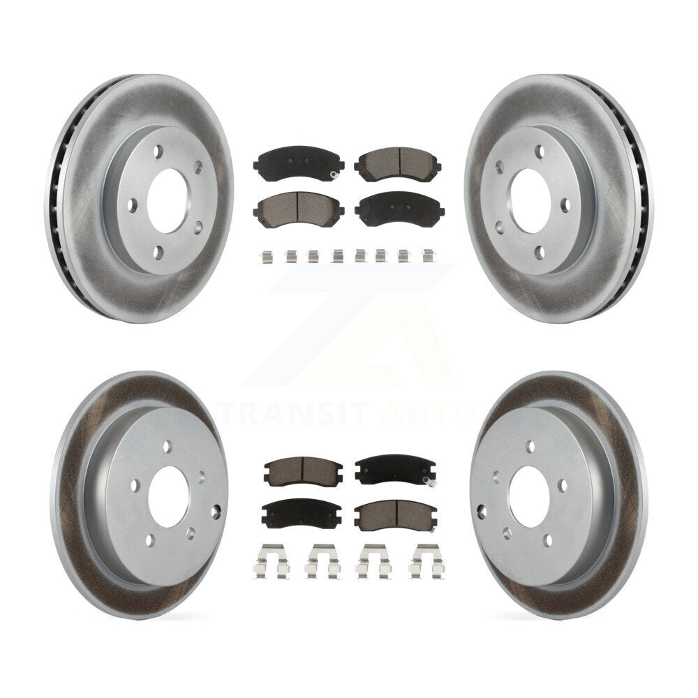 Transit Auto KGC-101121 Disc Brake Kit for 2001-2007 Buick Rendezvous, Pontiac Aztek - Front and Rear