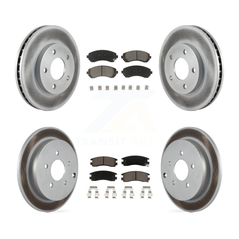 Transit Auto KGC-101121 Disc Brake Kit for 2001-2007 Buick Rendezvous, Pontiac Aztek - Front and Rear