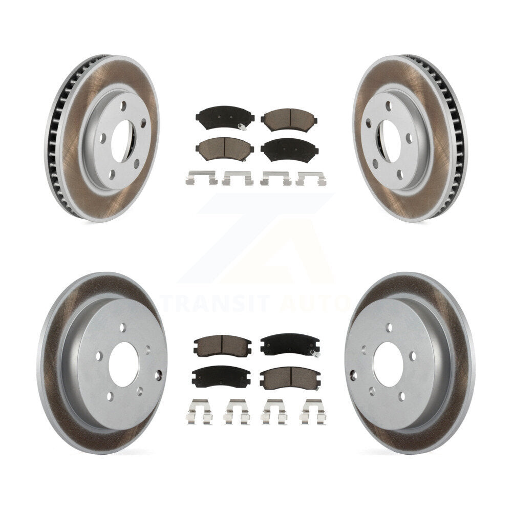 Transit Auto KGC-101122 Disc Brake Kit for 2002-2004 Pontiac Montana - Front and Rear