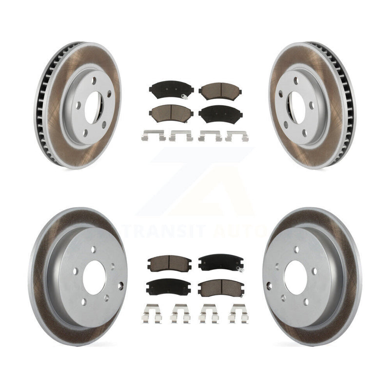 Transit Auto KGC-101122 Disc Brake Kit for 2002-2004 Pontiac Montana - Front and Rear