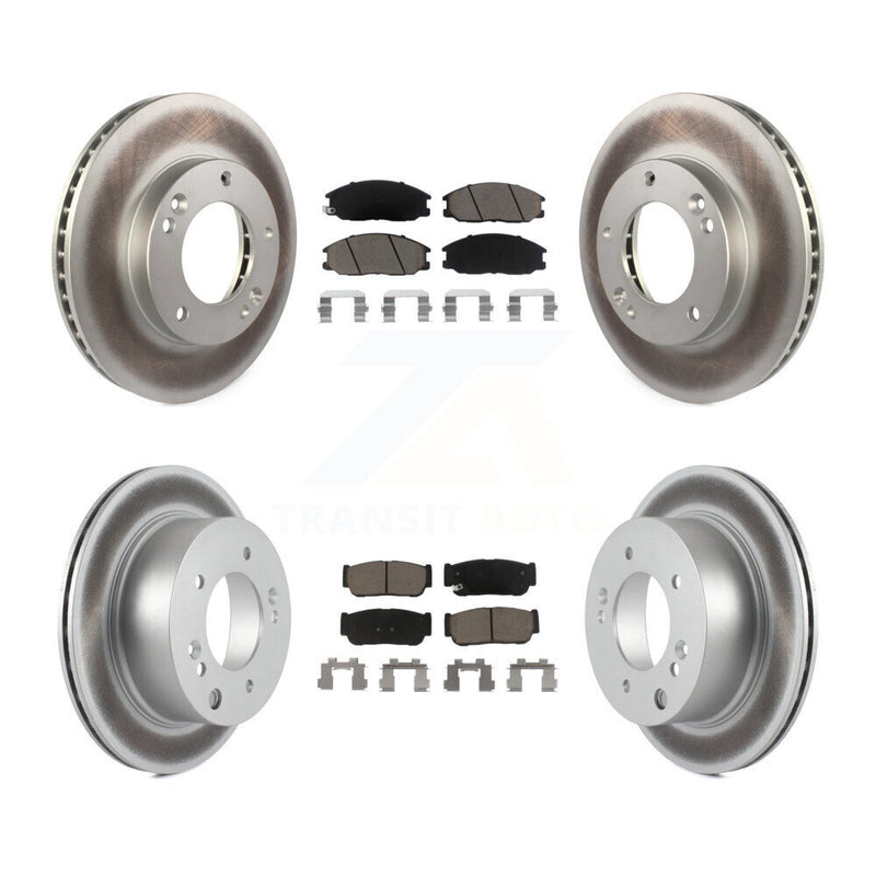 Transit Auto KGC-101124 Disc Brake Kit for 2003-2006 Kia Sorento - Front and Rear
