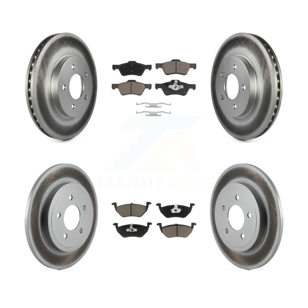Transit Auto KGC-101125 Disc Brake Kit for 2005-2011 Ford Escape, Mazda Tribute, Mercury Mariner - Front and Rear