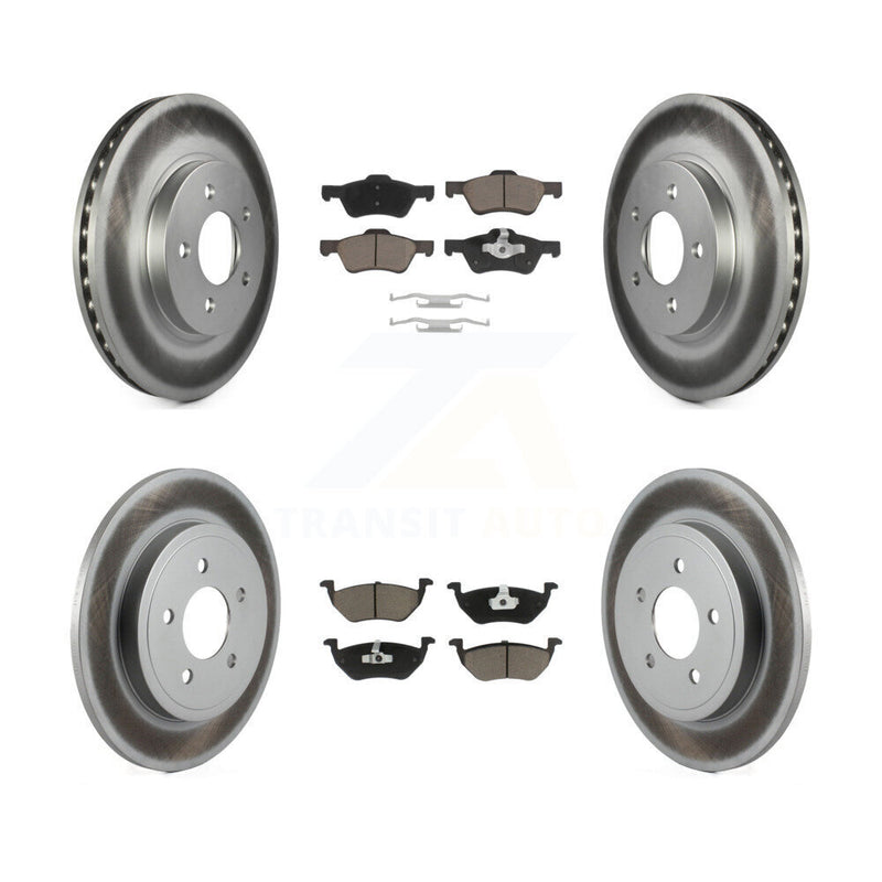 Transit Auto KGC-101125 Disc Brake Kit for 2005-2011 Ford Escape, Mazda Tribute, Mercury Mariner - Front and Rear