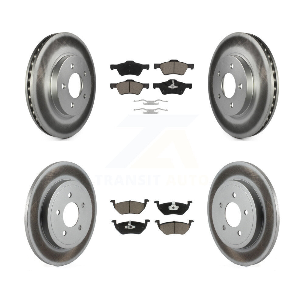 Transit Auto KGC-101127 Disc Brake Kit for 2010-2011 Mercury Mariner, Ford Escape - Front and Rear