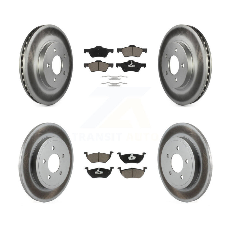 Transit Auto KGC-101127 Disc Brake Kit for 2010-2011 Mercury Mariner, Ford Escape - Front and Rear