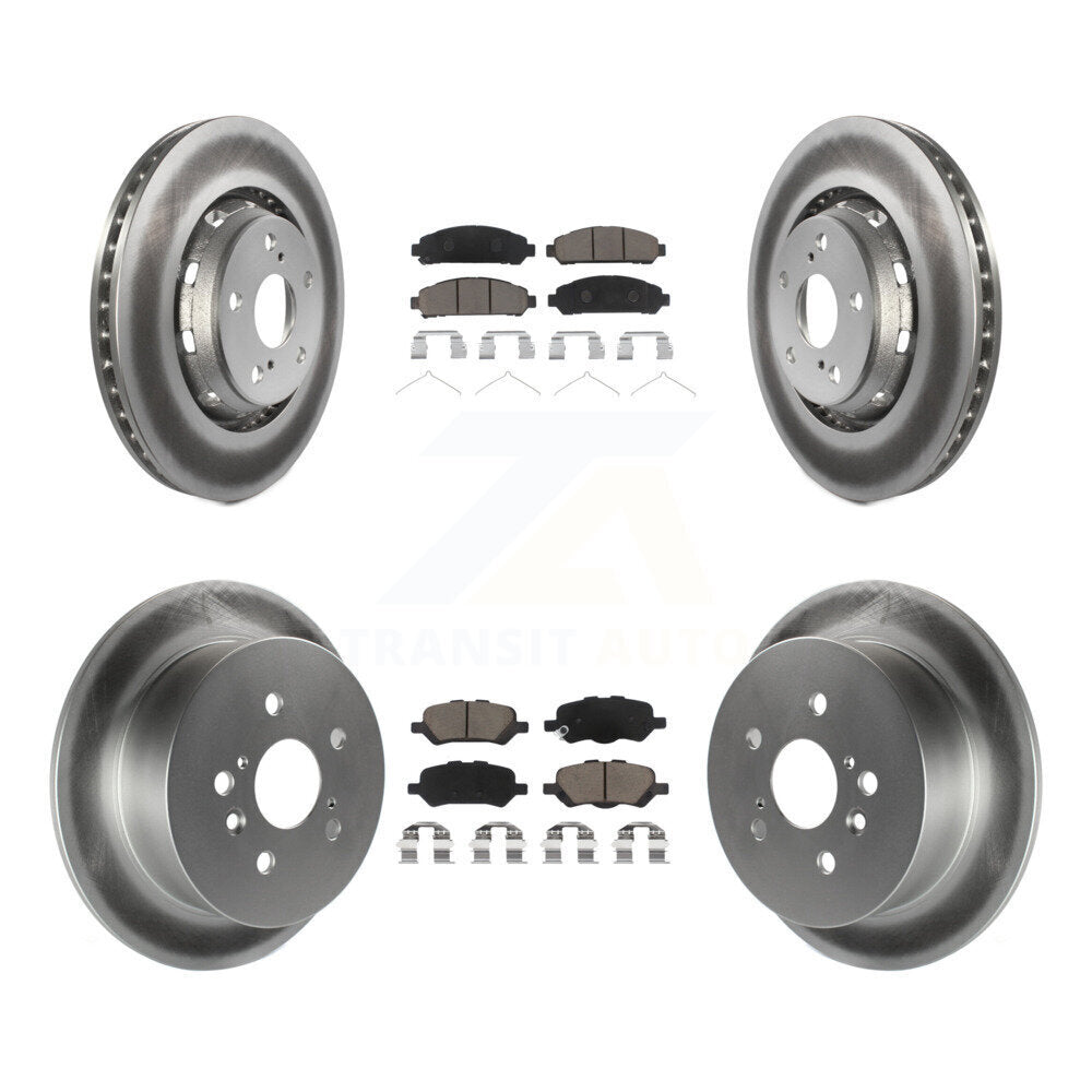 Transit Auto KGC-101128 Disc Brake Kit for 2009-2016 Toyota Venza - Front and Rear