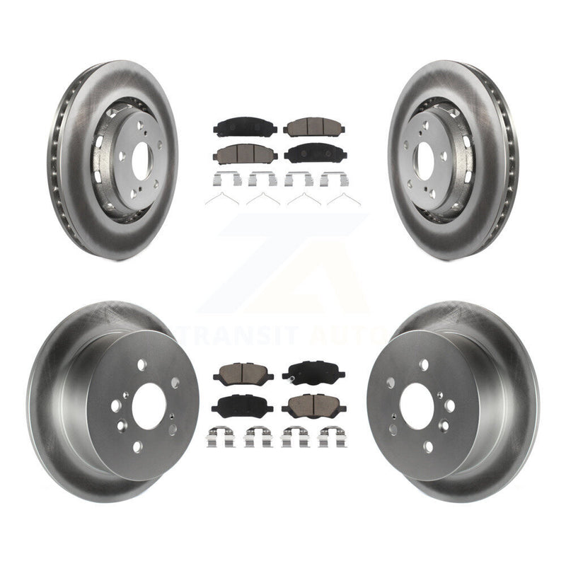Transit Auto KGC-101128 Disc Brake Kit for 2009-2016 Toyota Venza - Front and Rear