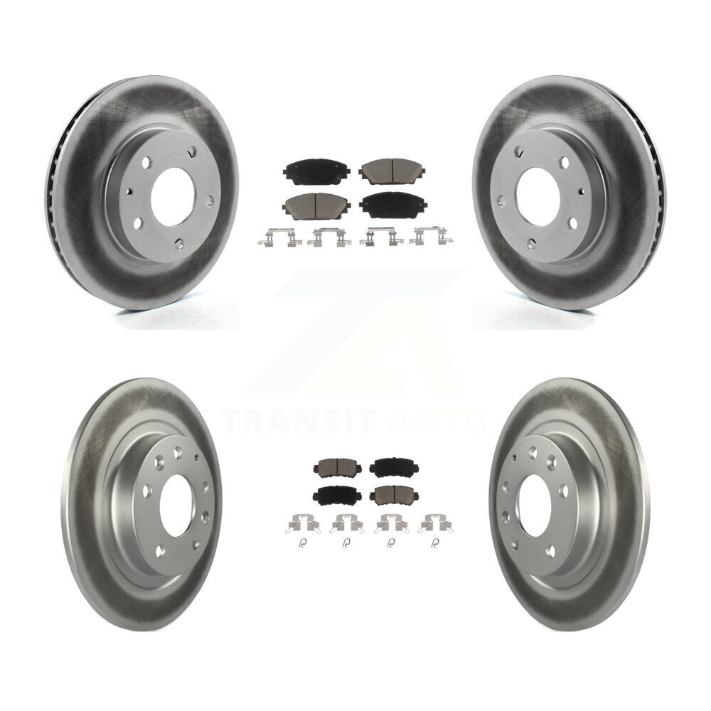 Transit Auto KGC-101129 Disc Brake Kit for 2016-2018 Mazda CX-3 - Front and Rear