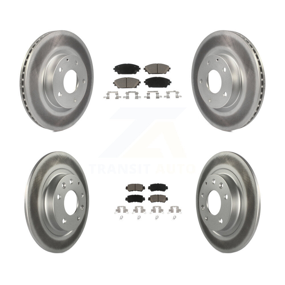 Transit Auto KGC-101130 Disc Brake Kit for 2016-2018 Mazda CX-3 - Front and Rear