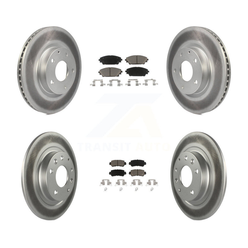 Transit Auto KGC-101130 Disc Brake Kit for 2016-2018 Mazda CX-3 - Front and Rear