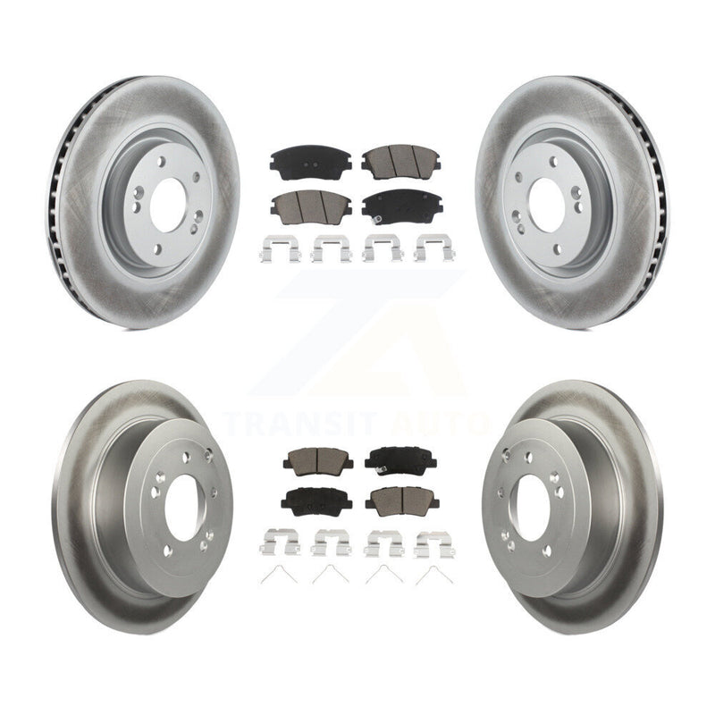 Transit Auto KGC-101133 Disc Brake Kit for 2017-2022 Kia Sportage - Front and Rear
