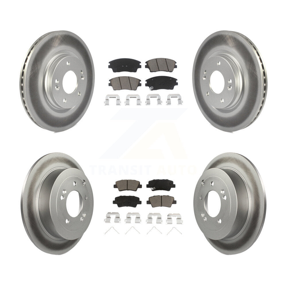 Transit Auto KGC-101134 Disc Brake Kit for 2016-2022 Hyundai Tucson, Kia Sportage - Front and Rear