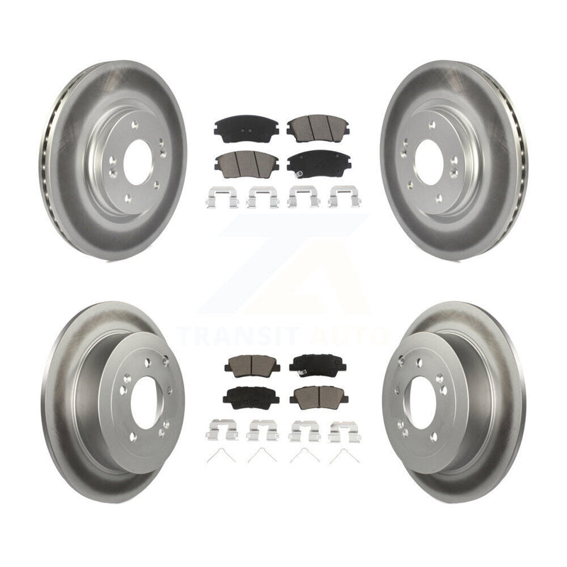 Transit Auto KGC-101134 Disc Brake Kit for 2016-2022 Hyundai Tucson, Kia Sportage - Front and Rear