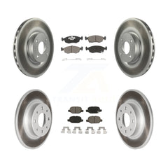 Transit Auto KGC-101136 Disc Brake Kit for 2013-2019 Fiat 500 - Front and Rear