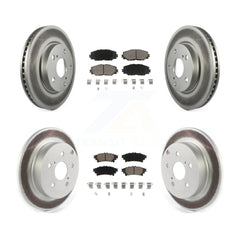 Transit Auto KGC-101137 Disc Brake Kit for 2012-2018 Toyota Prius V - Front and Rear